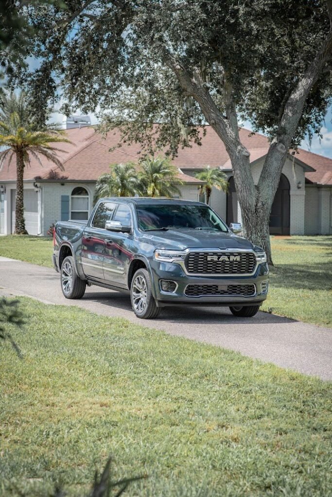 Ram 1500 truck with ceramic window tint by K&H Window Tinting in Riverview, FL